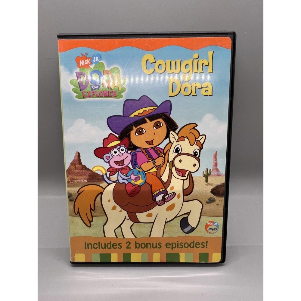 Nick Jr Dora the Explorer Cowgirl Dora DVD 2003 Nickelodeon Kids Movie